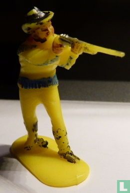 Cowboy vise avec pistolet (jaune) - Image 1