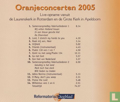 Oranjeconcerten  2005 - Afbeelding 2