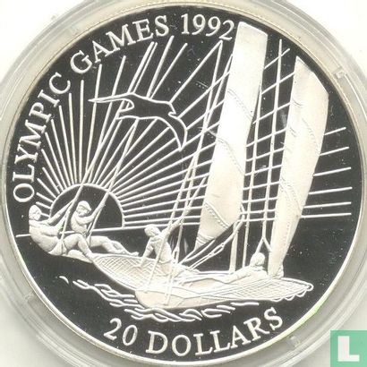 Kiribati 20 dollars 1992 (PROOF) "Summer Olympics in Barcelona" - Image 1