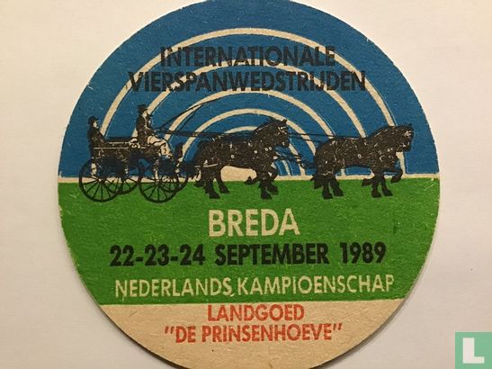  Internationale vierspanwedstrijden Breda 1989 - Afbeelding 1