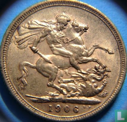 Australia 1 sovereign 1906 (M) - Image 1