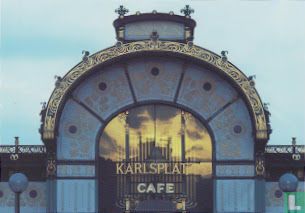 Station Karlsplatz- Otto Wagner-Pavillon, Teilansicht:Rundgiebel, 1898-1901 - Afbeelding 1