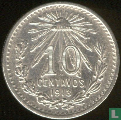 Mexique 10 centavos 1913 - Image 1