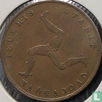 Insel Man 1 Penny 1839 - Bild 2