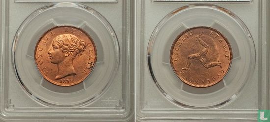 Man ½ penny 1839 - Afbeelding 3