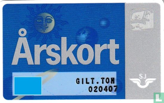 Statens Järnvägar Silver card - Bild 1