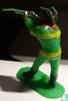 Cowboy aiming with rifle (green) - Image 2
