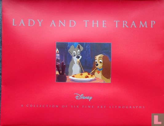 Lady and the tramp 101 Dalmatiers Disney a collection of 6 fine arts lithographs - Afbeelding 1