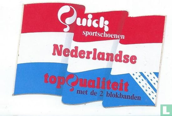 Quick sportschoenen Nederlandse topkwaliteit met 2 blokbanden