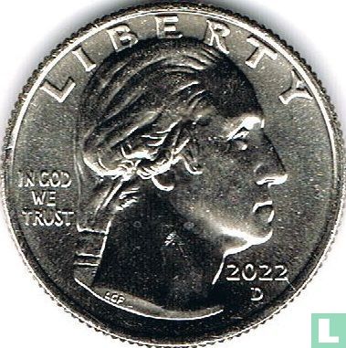 United States ¼ dollar 2022 (D) "Maya Angelou" - Image 1