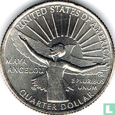 United States ¼ dollar 2022 (D) "Maya Angelou" - Image 2