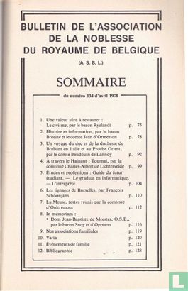 Bulletin de l'association de la noblesse du Royaume de Belgique 134 - Afbeelding 3
