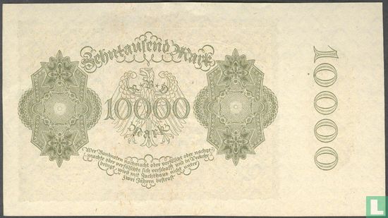 Germany 10,000 Mark 1922 (P.72 - Ros.69c) - Image 2