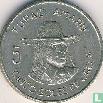Peru 5 Sol de Oro 1972 - Bild 2
