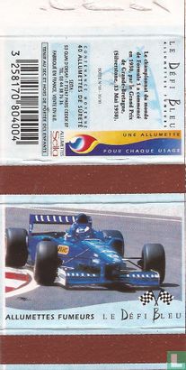 "blauwe formule 1 racewagen" 