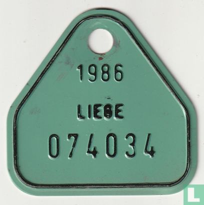Fietsplaat Liège