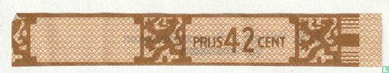 Prijs 42 cent - N.V. Willem II Sigarenfabrieken Valkenswaard  - Afbeelding 1