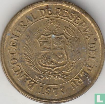 Peru 5 centavos 1973 (type 2) - Image 1