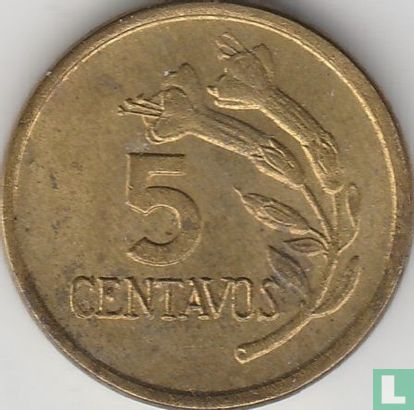 Peru 5 Centavo 1973 (Typ 2) - Bild 2