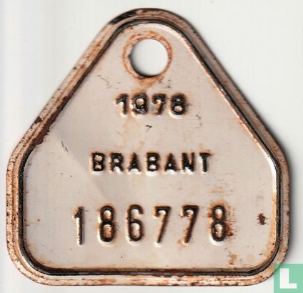 Fietsplaat Brabant