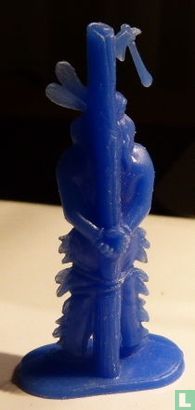 Indien attaché à un totem (bleu) - Image 2