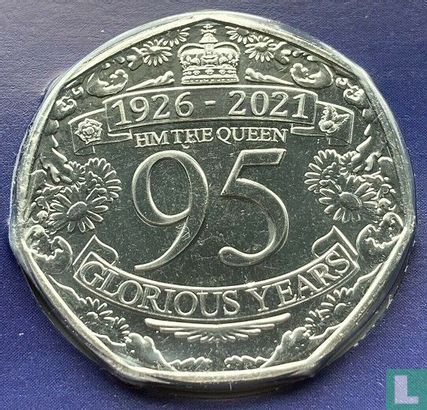 Gibraltar 50 pence 2021 (Numisbrief) "95th Birthday of Queen Elizabeth II" - Image 3