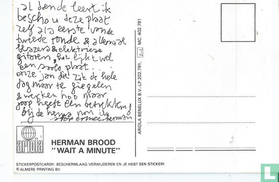 Herman Brood Wait a minute... - Image 2