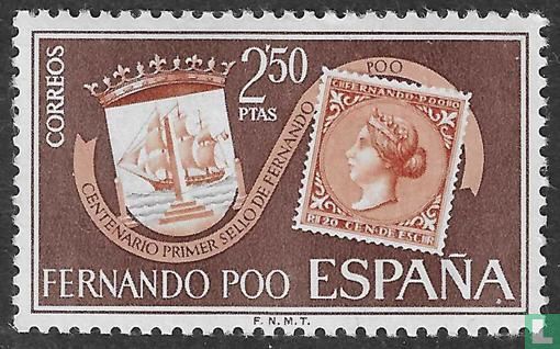 100 Jaar postzegels Fernando Poo