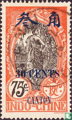 Women of Indochina, with overprint