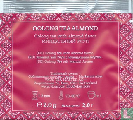 Oolong Tea Almond - Afbeelding 2