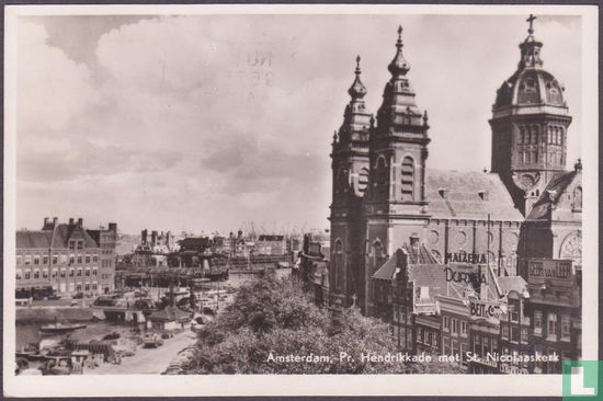 Pr. Hendrikkade  met  St. Nicolaaskerk