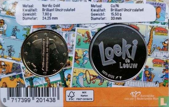 Netherlands 50 cent 2022 (coincard) "50 years of Loeki de Leeuw" - Image 2