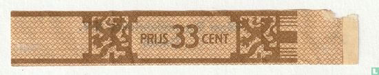 Prijs 33 cent - (Edgar Sigarenfabrieken N.V. Duizel) - Bild 1