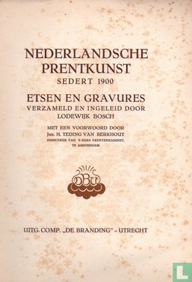 Nederlandsche prentkunst sedert 1900 - Afbeelding 3