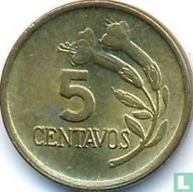 Peru 5 centavos 1975 - Image 2