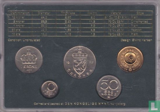 Norway mint set 1987 - Image 2
