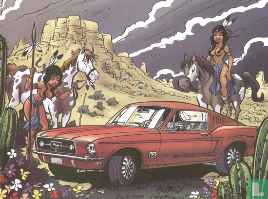Indianen en Ford Mustang