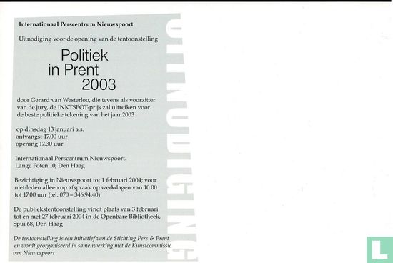 Politiek in Prent 2003 - Image 2