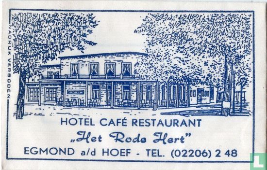 Hotel Café Restaurant "Het Rode Hert" - Image 1