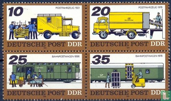 Postvervoer vroeger en nu
