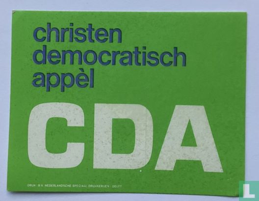 CDA christen democratisch appel 