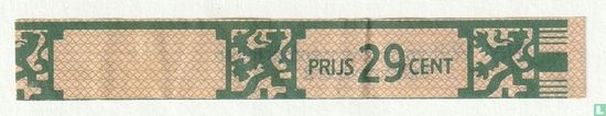 Prijs 29 cent - (Achterop: N.V. Willem II Sigarenfabrieken Valkenswaard) - Image 1
