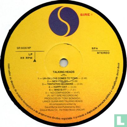 Talking Heads '77  - Image 3