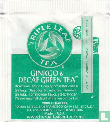 Ginkgo & Decaf Green Tea [tm]  - Image 1