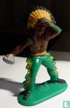 Chief with stone (green) - Image 1