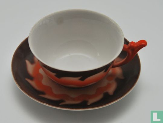 Lido - Cup and saucer - Mosa - 1933 - Image 3