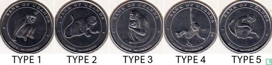Ouganda 100 shillings 2004 (type 3 - cuivre-nickel) "Year of the Monkey" - Image 3