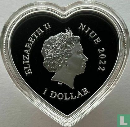 Niue 1 dollar 2022 (PROOF) "Happy Valentine's day" - Image 1