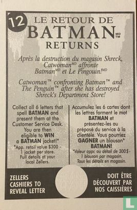 Batman Returns Movie: Catwoman confronting Batman and The Penguin after she has destroyed Shreck’s Department Store! - Afbeelding 2