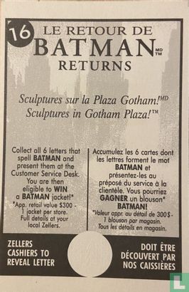 Batman Returns Movie: Sculptures in Gotham Plaza! - Image 2